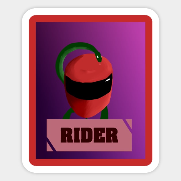 Snake Rider Sticker by PumpkinJack1337